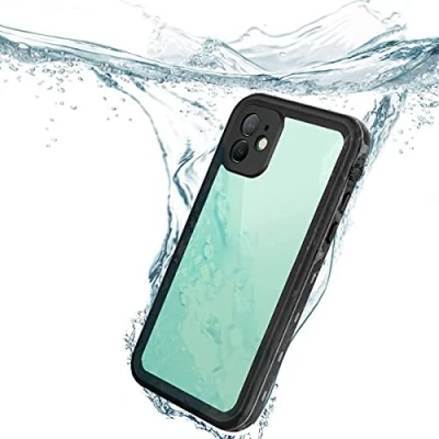 Abbildung von Redpepper IP69K Wasserdicht Hülle für iPhone 11 6,1 Zoll Schlank Stoßfest Staubdicht Ganzkörper Versiegelt Unterwasser TPU PC Robust Schutz Case, Unterstützt Wireless Charging