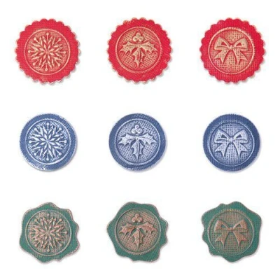 Abbildung von Sizzix Switchlits Embossing Folder Seasonal Seals 665356 Kath Breen (10 21)