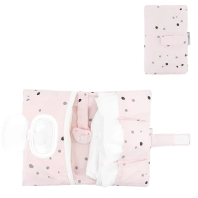Abbildung von Kikkaboo Windeltasche Bear with me Wickeltasche, Klettverschluss, Baumwolle, Farbe:rosa