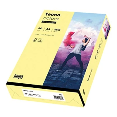Abbildung von Inapa Multifunktionspapier tecno colors Pastell A4 80g/qm VE=500 Blatt
