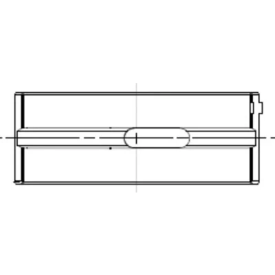 Abbildung von MAHLE ORIGINAL 213 HL 21652 000 Kurbelwellenlager
