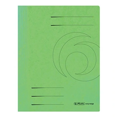 Abbildung von herlitz 11199411 Schnellhefter Quality, A4, hellgrün, kaufmännische und Behördenheftung, 25 Stück