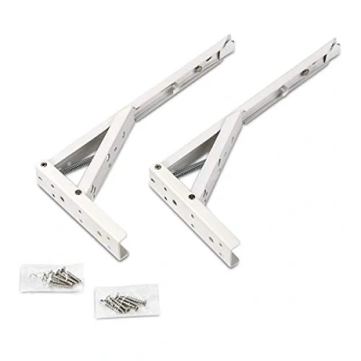 Abbildung von 1 Paar SO TECH® Klappkonsole 290 x 136 mm Stahl weiß beschichtet Tragkraft 55 kg