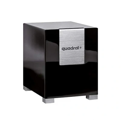 Abbildung von quadral Stück Qube CS10 schwarz Hochglanz