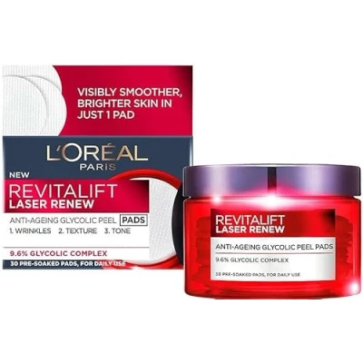 Abbildung von L&#039;Oréal Revitalift Laser Ant Age Glycolic Peel Pads
