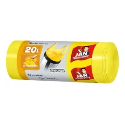 Abbildung von Müllbeutel HDPE 20L gelber Blumenduft 1 Stk.