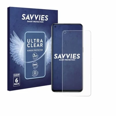 Abbildung von Savvies 6 Stück Schutzfolie für realme GT Master Edition Displayschutz Folie Ultra Transparent
