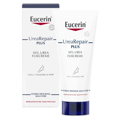 Abbildung von Eucerin Fusscreme Urearepair PLUS 10%, Fusspflege FÜR SEHR Trockene HAUT Fußcreme, Größe: 100 ml,