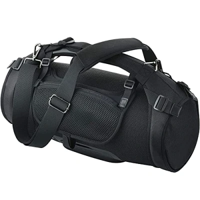 Abbildung von KOSTOO Reise Tragegurt Schultergurt mit zwei seitlichen Abdeckungen für JBL Boombox/Boombox 2 wasserdichter tragbarer Bluetooth Lautsprecher, Schwarz