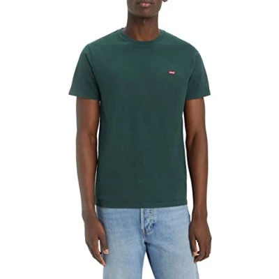 Abbildung von Levi&#039;s Original Tshirt print, Herren, Größe: XS, Darkest spruce