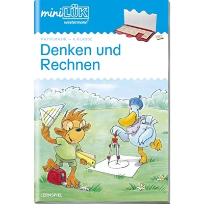 Abbildung von miniLÜK: 4. Klasse Mathematik Denken und Rechnen Übungen angelehnt an das Lehrwerk: Mathematik: Lehrwerk (miniLÜK Übungshefte: Rechnen)