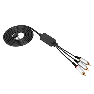 Abbildung von ASHATA AV Kabel für PSP, 1,5 m ABS TV Komponenten Audio Video PSP2000 3000, Ersatz Cinch Adapterkabel 3000