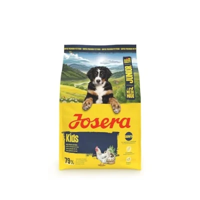 Abbildung von JOSERA Junior Kids Huhn &amp; Reis (1 x 3 kg) Premium Trockenfutter für wachsende größere Hunde zur Aufzucht optimalen Versorgung größerer Welpen ab der 6. Lebenswoche glutenfrei 1er Pack