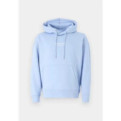 Abbildung von TOM Tailor Denim Relaxed Printed Hoodie Sweatshirt, Herren, Größe: Small, Brunnera blue