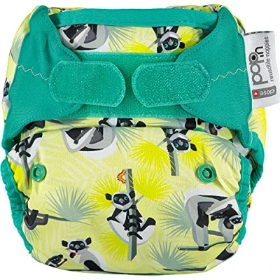 Abbildung von Close Caboo Nappy Wrap, V2 Lemur Mehrwegwindel mit Bambuseinlage 3 16 kg, 1 Stk.