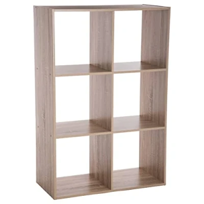 Abbildung von Holzregale 6 Boxen natürliche Mischung