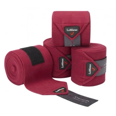 Abbildung von LeMieux Bandagen Luxury Polo Satz von 4 Mulberry Warmblut