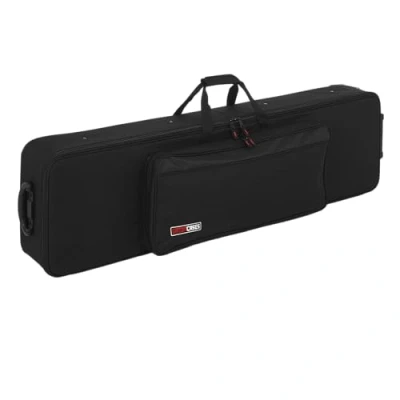 Abbildung von Gator Cases Leichter Keyboardkoffer mit Ziehgriff und Rollen; passend für Slim 76 Note Keyboards (GK 76SLIM)