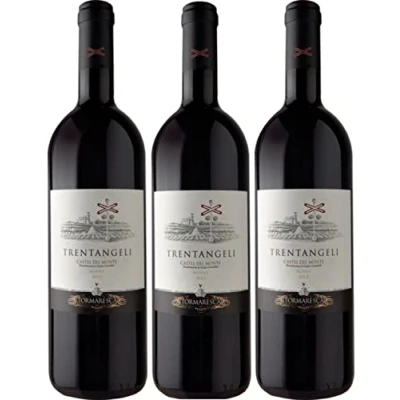 Abbildung von Tormaresca Antinori Trentangeli Castel del Monte DOC Rotwein Wein Trocken Italien I Visando Paket (3 x 0,75l)