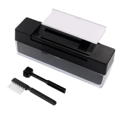 Abbildung von Yuattory 1 Set Antistatischer Vinyl Schallplattenreiniger, Rückstandsentferner, Reiniger für Phonographen Plattenspieler, LP Schallplatten Reinigungsset