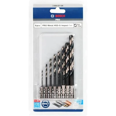 Abbildung von BOSCH Spiralbohrer HSS Set Impact Control mit
