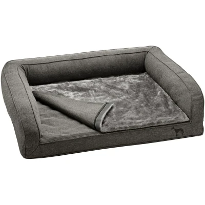 Abbildung von Orthopädisches Hundesofa Livingston M (80 x 60 cm), Anthrazit