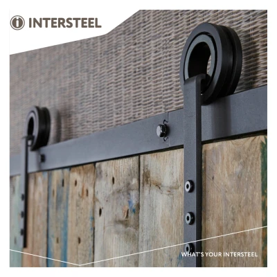 Abbildung von Intersteel Schiebetürsystem Modern mattschwarz