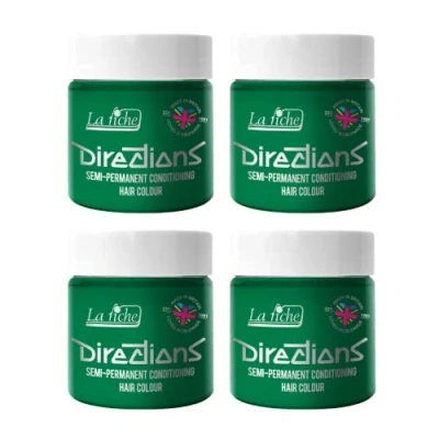 Abbildung von La Riche Directions Semipermanente Haarfarbe 100 ml Dose 4 Packung (Apple Green)