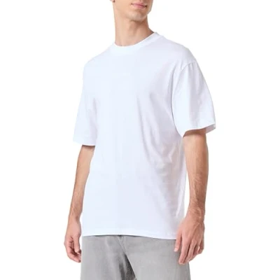 Abbildung von JACK &amp; JONES Herren Jcoblurfloor Tee Ss Crew Neck T Shirt, Weiß, XL