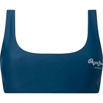 Abbildung von Pepe Jeans Damen Oriane Bikini Top, Blue (Jarman), XL