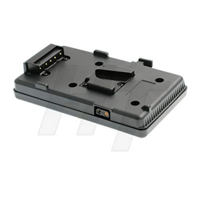 Abbildung von V Mount Akkuhalterung auf 3 Stud Gold Plate Adapter Converter für Panasonic Kamera Anton Bauer IDX D Tap Ausgang (A GP S)