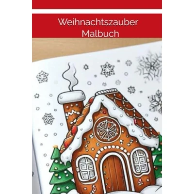Abbildung von Weihnachtszauber: Malbuch für Kinder, Jugendliche und Erwachsene Weihnachtliche Motive zum Ausmalen 76 Seiten: Kreativer Weihnachtszauber die ganze Familie Seiten 6x9 Zoll
