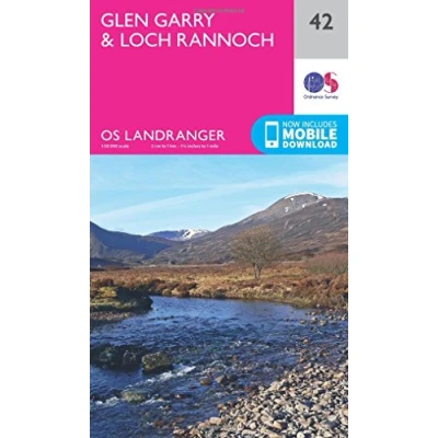 Abbildung von Glen Garry &amp; Loch Rannoch (OS Landranger Map, Band 42)