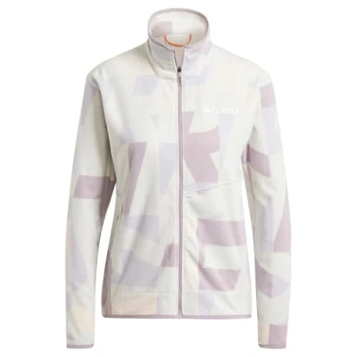 Abbildung von Adidas Terrex Fleecejacke Grey one preloved fig, Damen, Größe: XS, fig