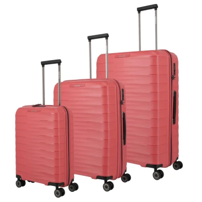 Abbildung von Travelite 3TEILIG Kofferset, Größe: One Size, Rot