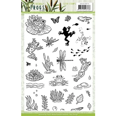 Abbildung von Clear Stamps Amy Design Friendly Frogs