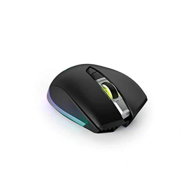 Abbildung von uRage Gaming Maus “Reaper 700 Unleashed, schwarz, Anti Rutsch Beschichtung, Omron Click Switches, 10.000 dpi Avago Sensor, kabellose Funkmaus, inkl. Software