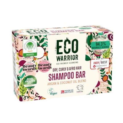 Abbildung von Little Soap Company Trockenhaar Shampoo Riegel tief pflegendes Argan und Kokosöl, Marshmallow Extrakt für weiches, trockenes Haar Natürlicher veganer Eco Warrior 100 g, LSC 6109