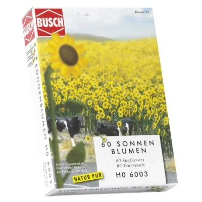 Abbildung von Busch 6003 H0 Sonnenblumen 60 Stück, Divers, Verschieden