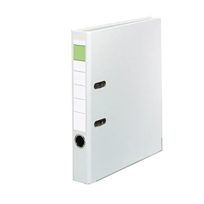 Abbildung von Aktenordner Ordner A4 PP grüner Balken 50mm weiß