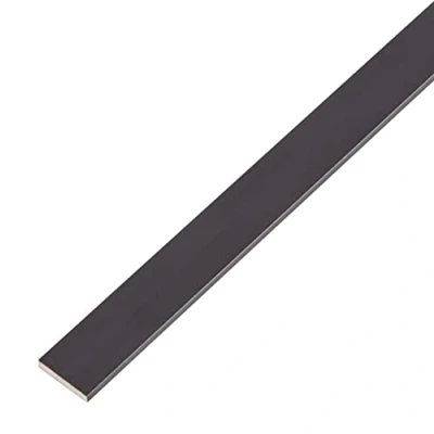 Abbildung von Alberts 489366 Flachstange Aluminium, schwarz eloxiert 1000 x 15 2 mm