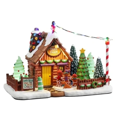 Abbildung von Lou&#039;S Tree Farm B/O (4.5V) Weihnachtshäuschen LEMAX