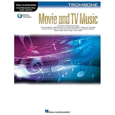Abbildung von Movie and TV Music for Trombone: Instrumental Play Along Series [With Access Code] (Hal Leonard along)