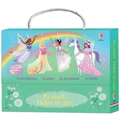 Abbildung von Ma valisette J&#039;habille mes amies Les fées ballerines, sirènes, princesses et licornes Dès 5 ans