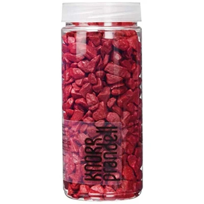 Abbildung von Knorr Prandell 218236205 Dekosteine 9 13 mm 500 ml, Farbe: Rot