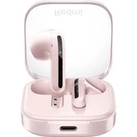 Abbildung von Xiaomi Redmi Buds 6 Active In Ear Kopfhörer, Bluetooth 5.4, bis zu 30 Stunden Akkulaufzeit, 14.2mm dynamischer Treiber, IPX4 Wasserschutz, Telefonat Rauschunterdrückung, Transparent Rosa