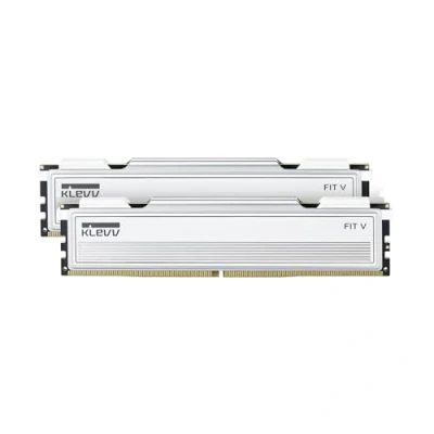 Abbildung von KLEVV FIT V 32GB (2x16GB) DDR5 Gaming RAM 6000MT/s PC5 48000 Unbuffered Non ECC 1,35V CL28 Speicher Kit — Spiele schneller mit Ultra niedrigem CL28!