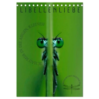 Abbildung von LibellenLiebe Schau mir in die Augen, Kleines! (Tischkalender 2025 DIN A5 hoch), CALVENDO Monatskalender