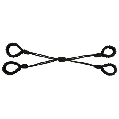 Abbildung von Fesselkreuz „Cuff Set Rope“ mit verstellbaren Schlaufen für Hände &amp; Füße
