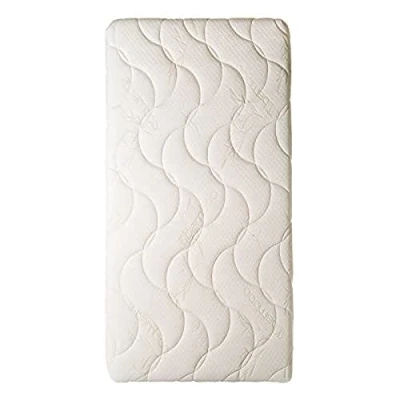Abbildung von Easy Dort Babykörbchenmatratze 50 x 100 cm Wiege, Babyschale oder Babybett Bezug aus Bambus Sommer &amp; Winter doppelseitig Oeko tex® Weiß